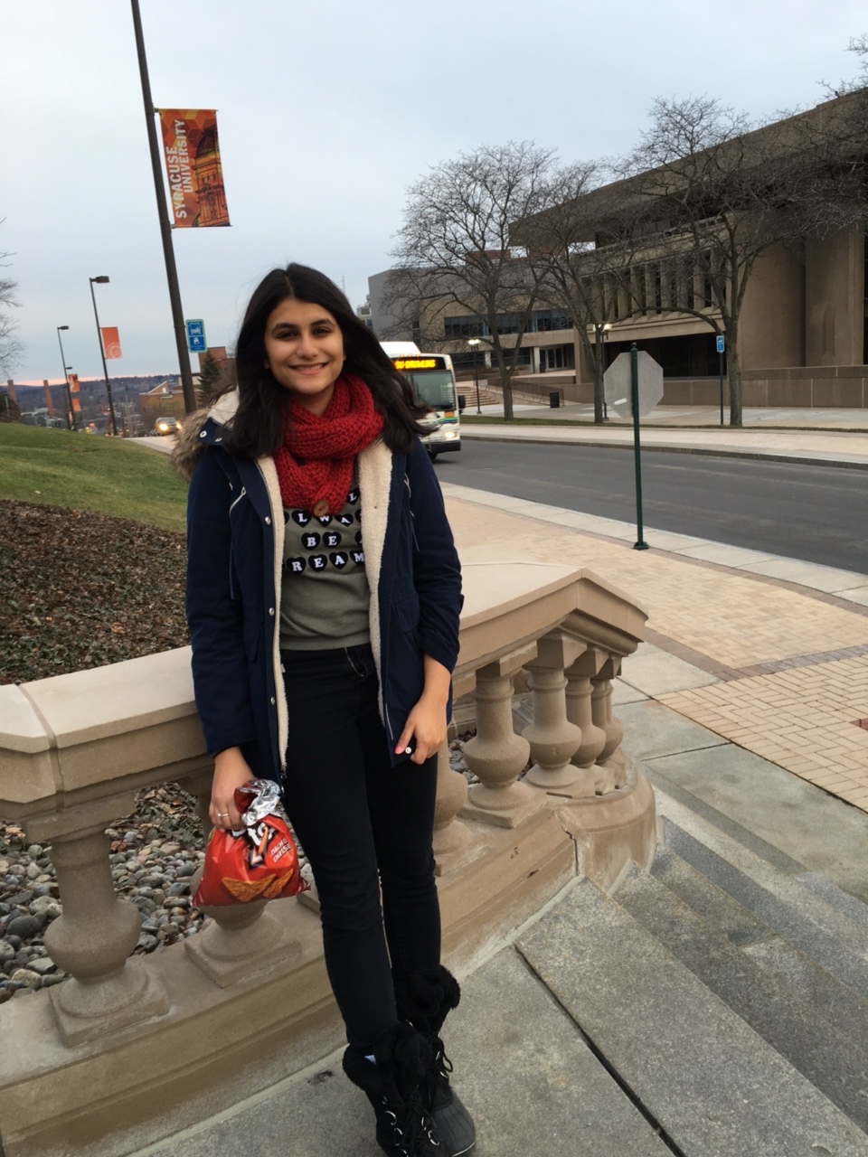 Hint: my college is in the background. (sorry)