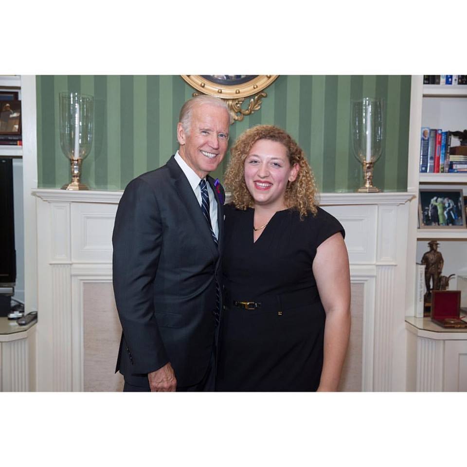 Syracuse University alum, Vice President Joe Biden and Sam
