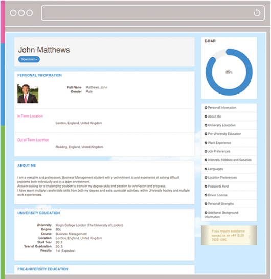 Fill out your profile and let employers come to you
