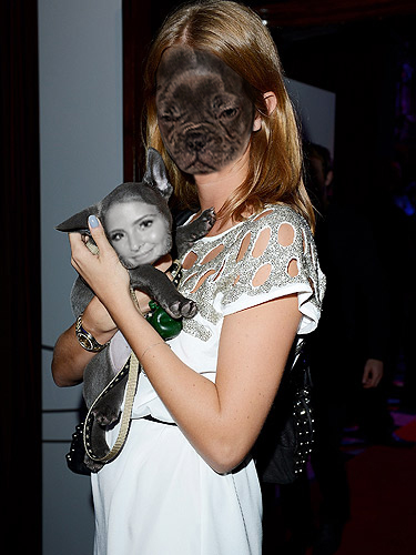 Millie and dog
