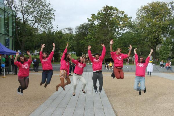 Sheffield RAG winners celebrate after scooping an award