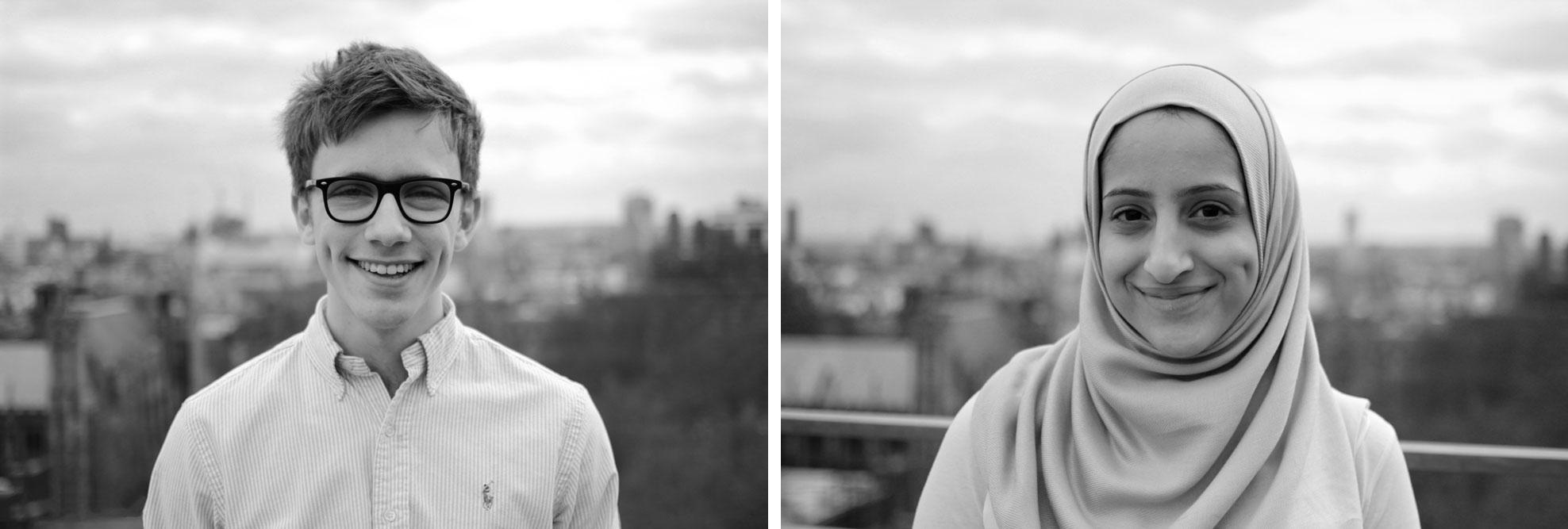 In a statement, General Secretary Jay Stoll (left) defended the SU's Anneessa Mahmood's (right) decision