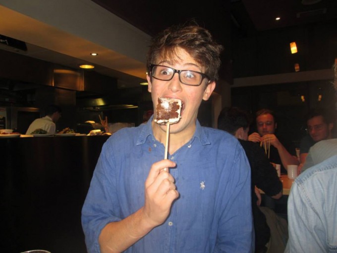 Flabby: Poor eating habits are one reason for students getting tubbier