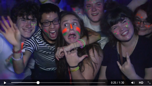 "Having a crazy time."