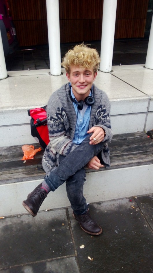English Literature student, Geir Darge, Edinburgh