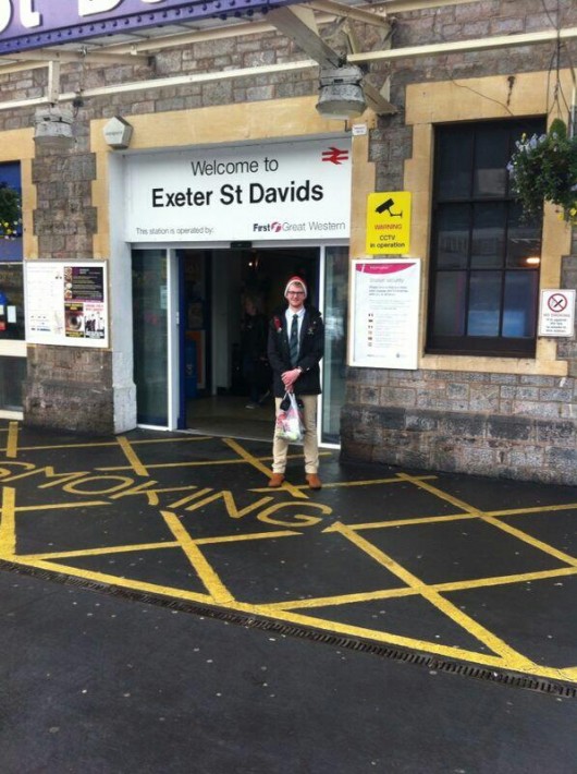 27 hours and 20 minutes after he left, Banno returns to St Davids