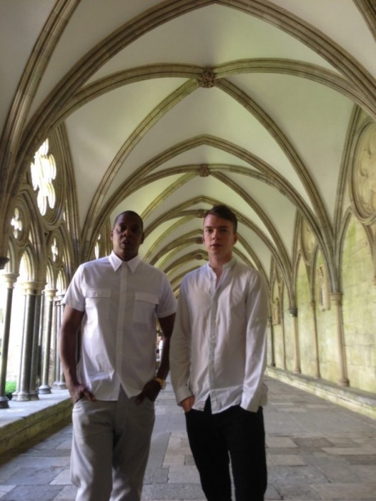 Tab bigwig Tom Goulding shows Jay Z around a church