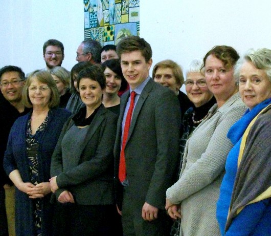 Grandmas' favourite and unlikely sex symbol Ollie Middleton seen here with a key voter demographic