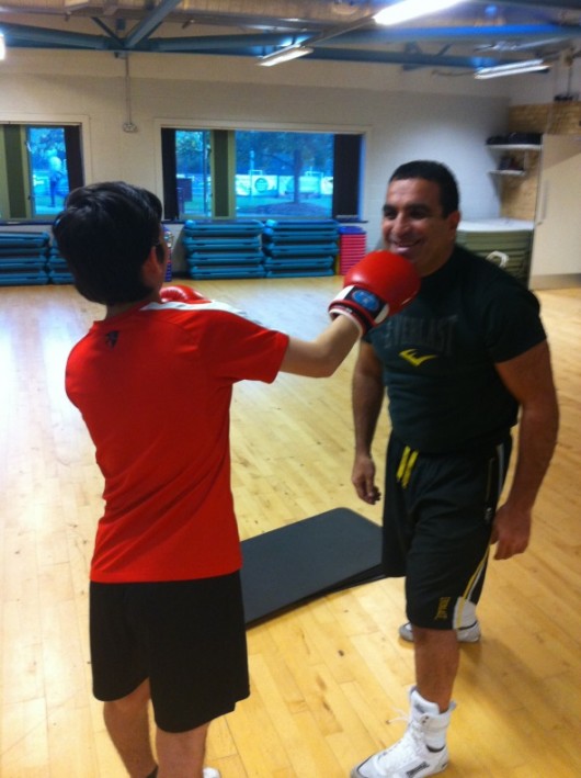 Brookes blogging legend Clubber Steve took on boxing