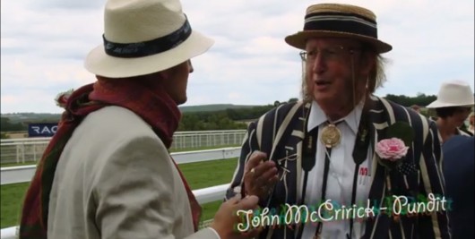 Horsing around: Orlando meeting John McCririck