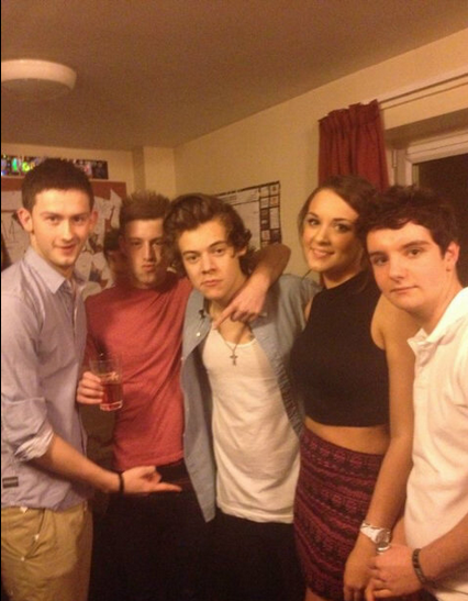Harry Styles showed up at a student house in Leeds