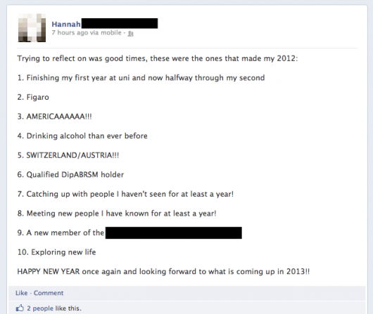Anyone with a status like this - get out