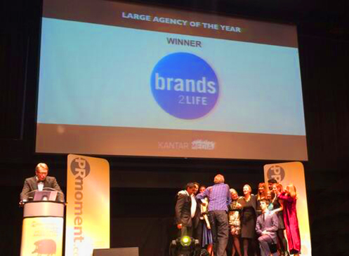 We won Large Agency of the Year at the 2014 Golden Hedgehog Awards