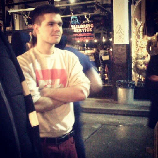 Just me having another great night out in Shoreditch