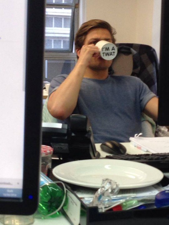Uh oh, office prankster alert