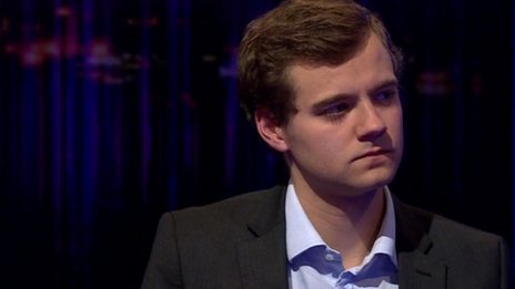 Sullivan appearing on BBC's Newsnight