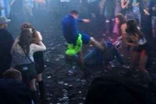 This disturbing picture of a violent attack at the festival has circulated on social media