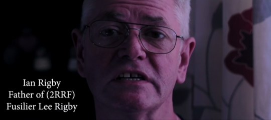 Lee Rigby's father Ian, who I interviewed earlier this year