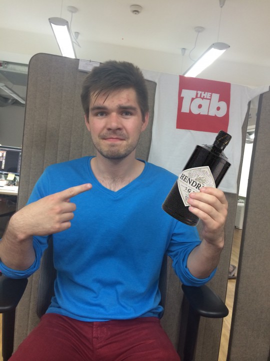 Just me with some artisan gin