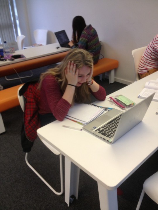 The average student brings plenty of expensive gadgets, not helped by the mac wankers...