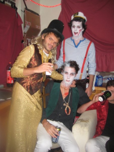 The guy on the left came as Thomas Becket