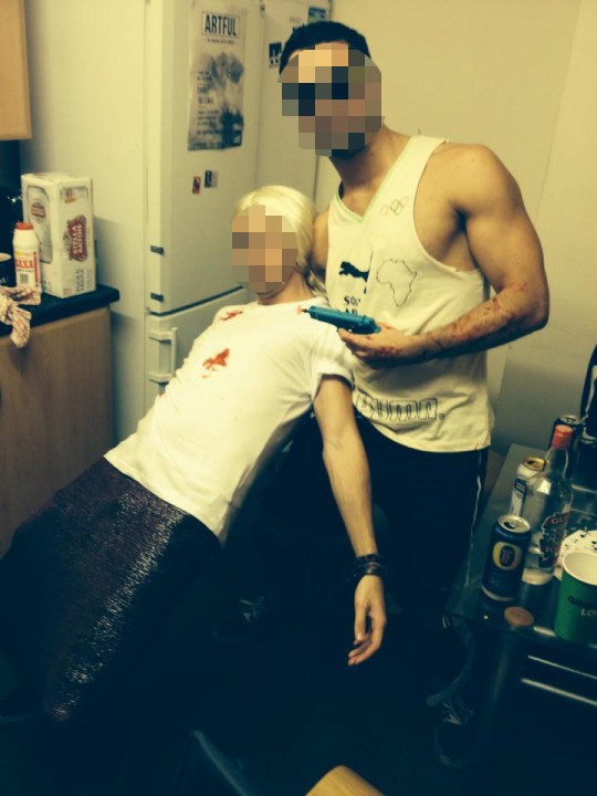 Despite his recent sentencing for shooting his girlfriend Reeva Steenkamp, the Olympic bladerunner seems to have been a popular one for Halloween this year
