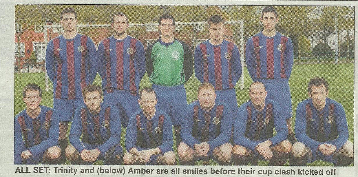 Patrick (bottom left) making headlines during his 1st XI playing days