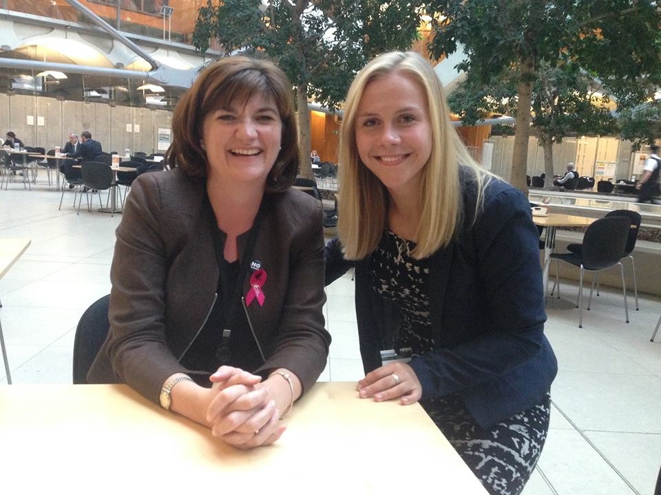 Nicky Morgan (left) could be ousted by a student vote