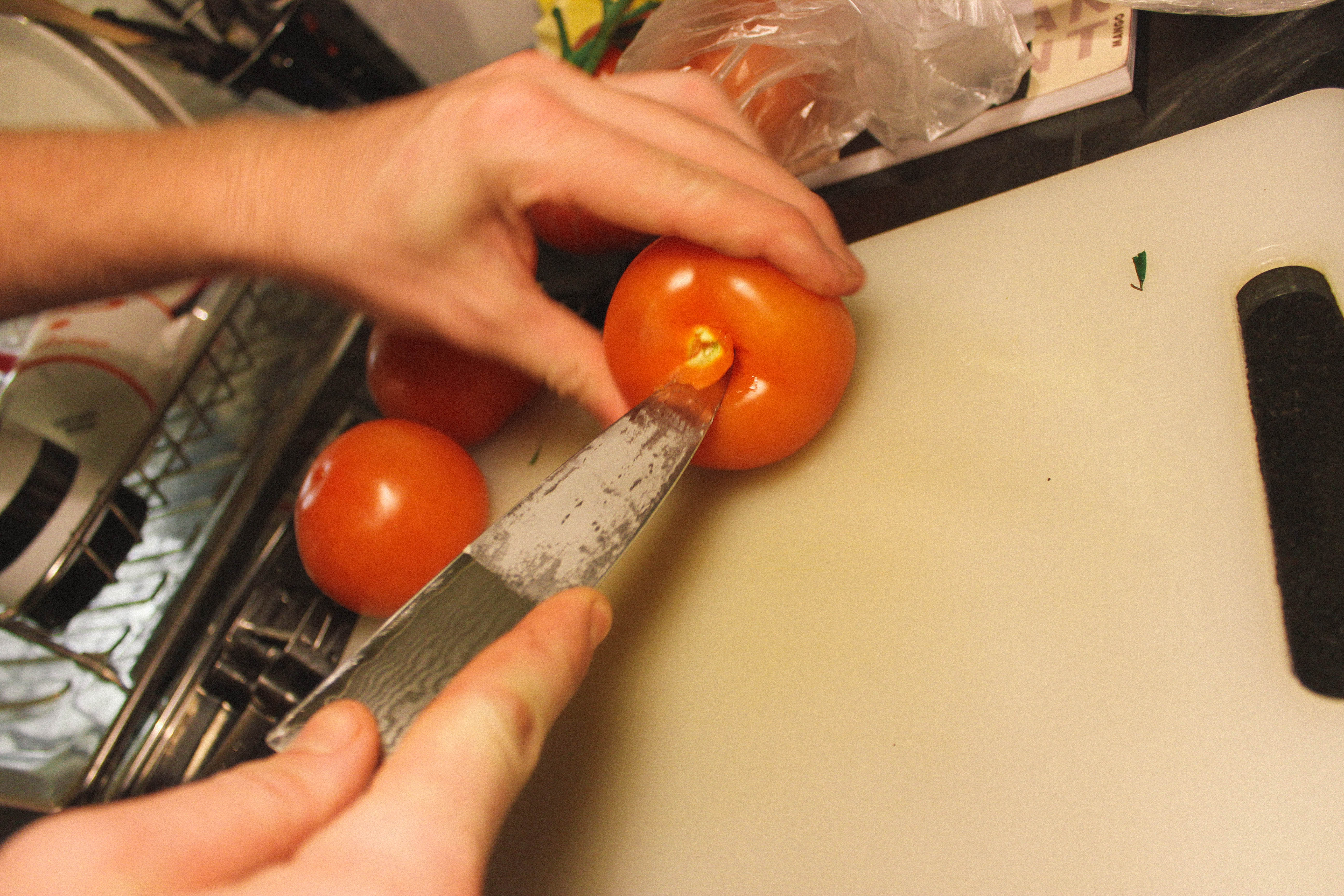 Preparing Tomato - starter