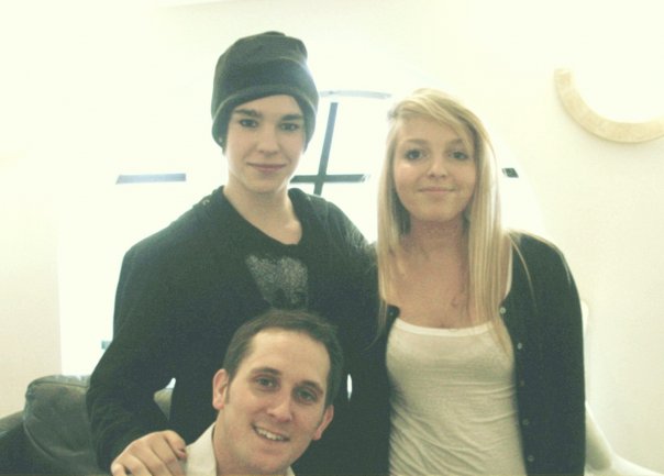 Daisy with the Hollyoaks stars