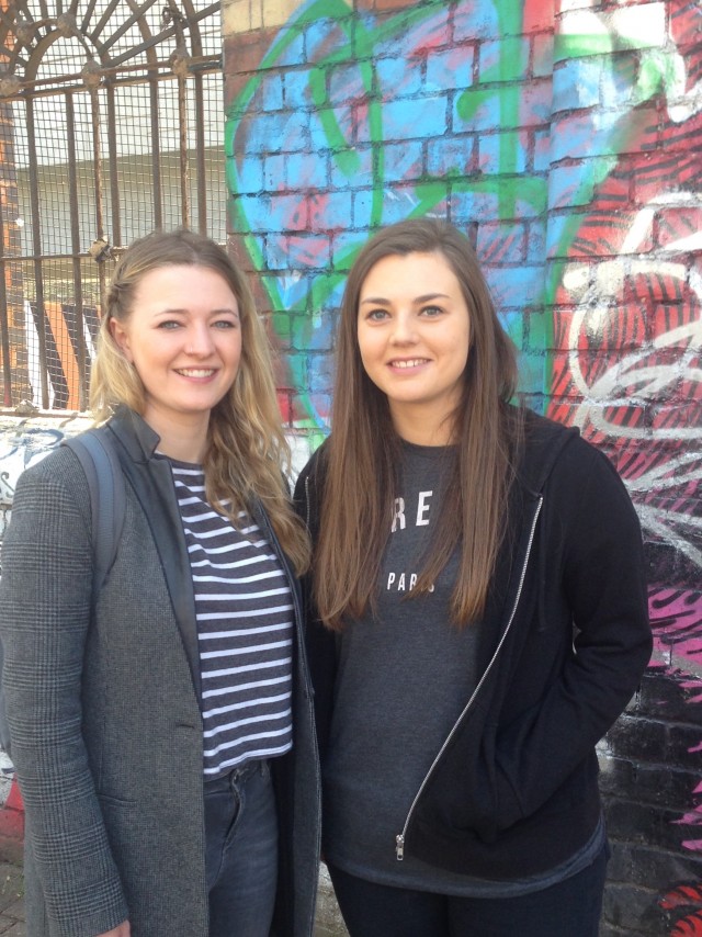 These two are students at Queen Mary's
