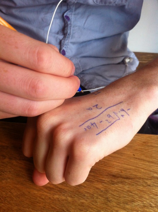 Get with the times: now cheaters use modern methods like hidden earphones