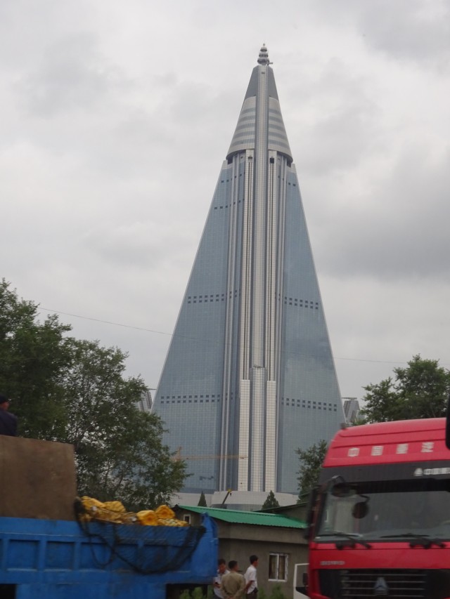 The 'rocket launching pad' as joked by our guide