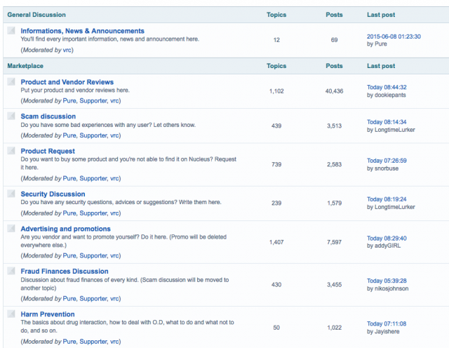 The forums for Nucleus marketplace.
