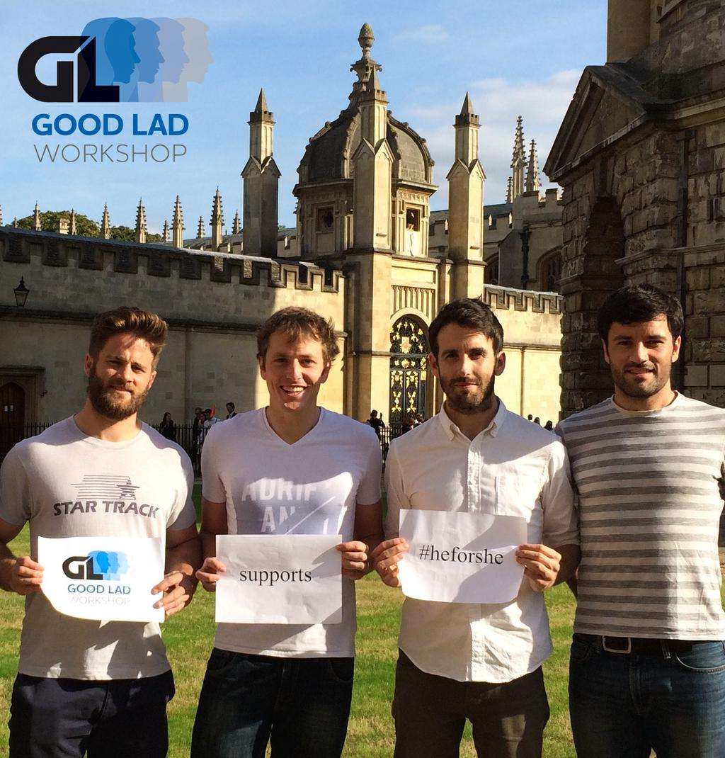 The Good Lads celebrating International Women's Day earlier this year