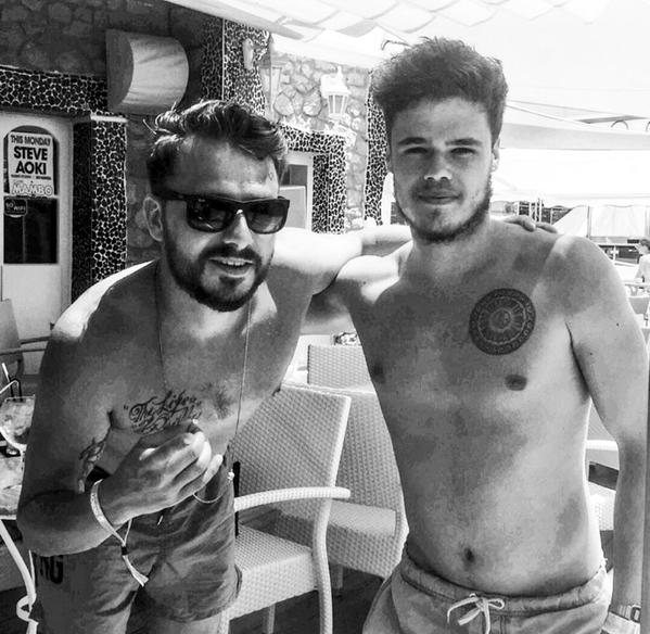 Josh pictured with Dapper Laughs