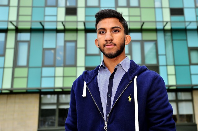 Junal Barboz lost his mum three months before his A-levels started