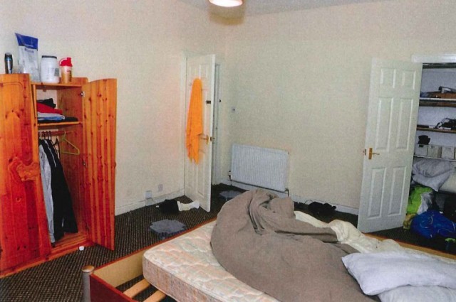 The bedroom of Alexander Pacteau