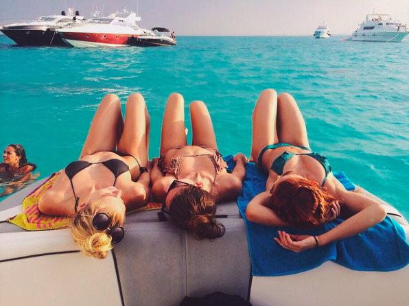 Apparently it's not all beaches and boats