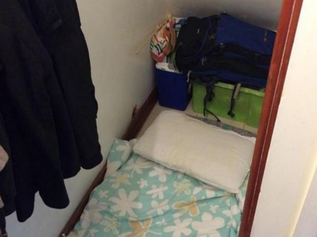 The room under the stairs. Credit: Alex Lomax