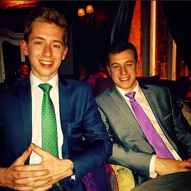 Ben (left) with Will