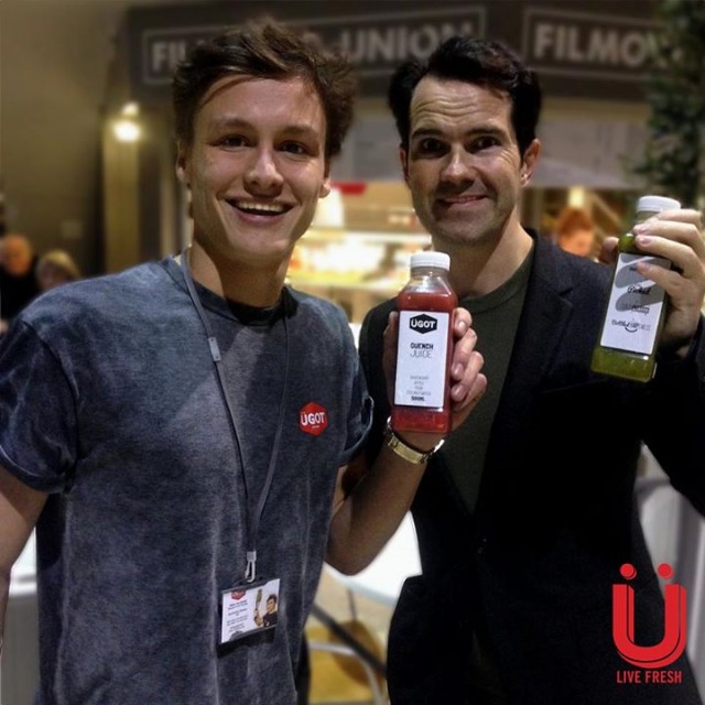 Joe hanging with Jimmy
