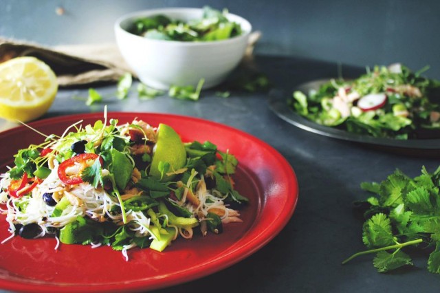 ÜGOT's salmon salad