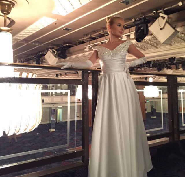 Katya preparing for the ball