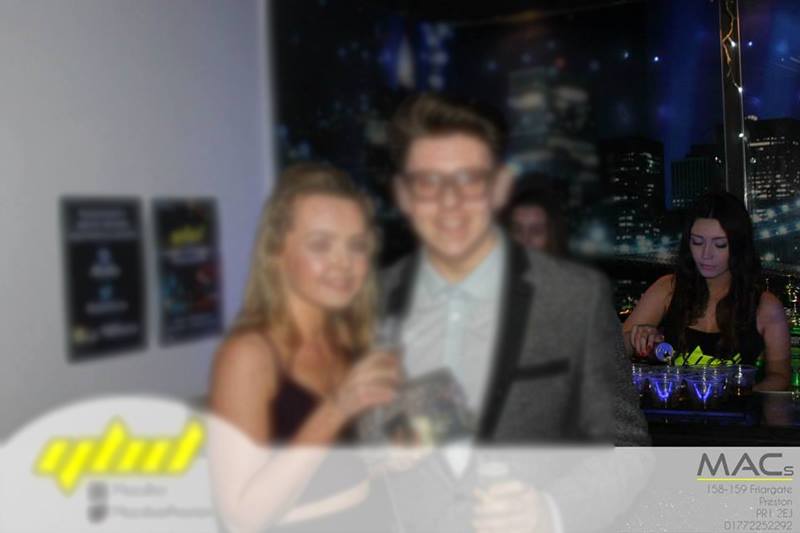 Chloe in the background, not looking very impressed