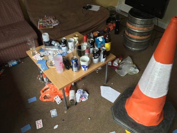 Don't leave your flat like this and you should get your deposit back without any problems