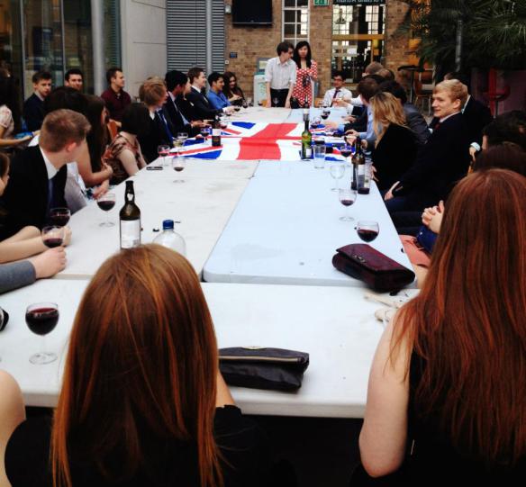 A Port and Policy event - a typical night hosted by Tory societies at uni