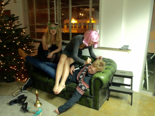 The novelty glasses will come out and Uncle Jamie will be passed out on the sofa