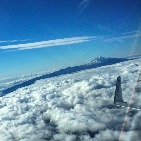 Flying over Nice in France
