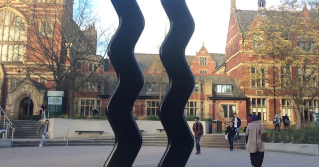 Even the sculptures at Leeds are wavy